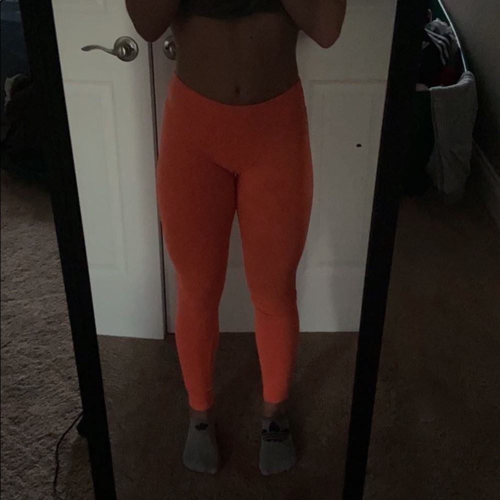 Neon orange splits 59 leggings